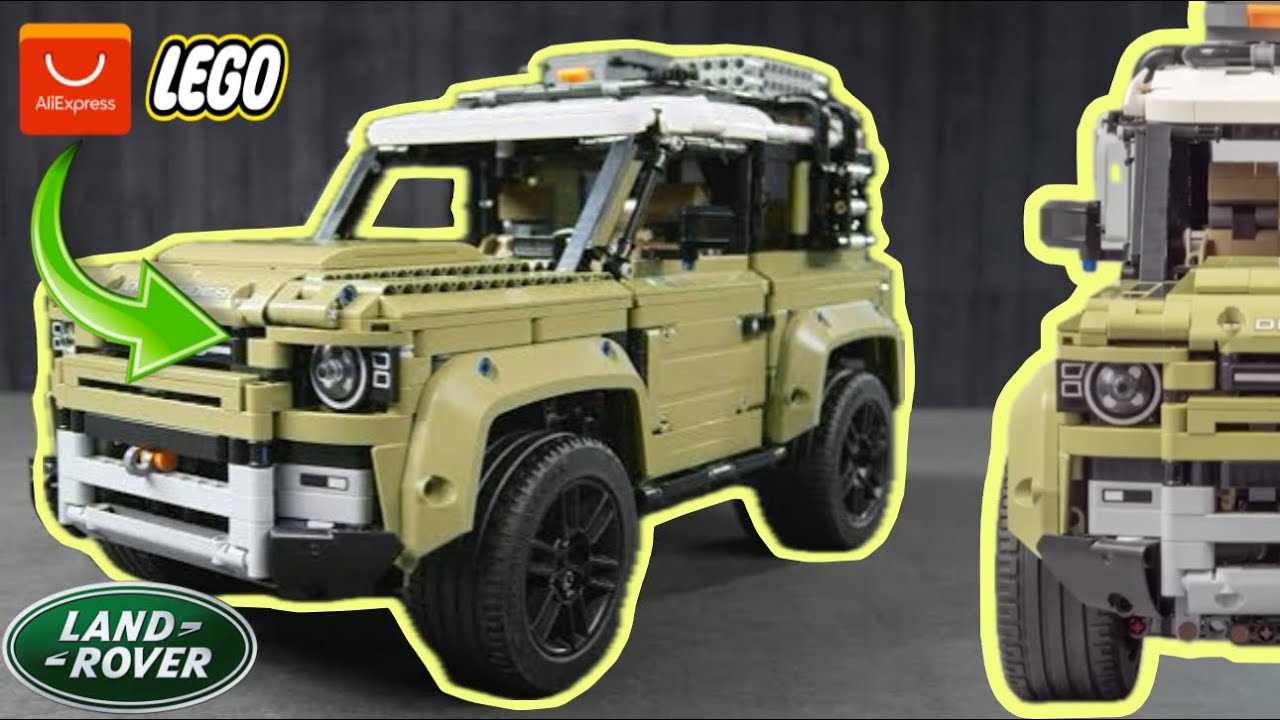 Land Rover Defender de Lego do AliExpress com 2543 peças #aliexpress #building #legotechnic #suv