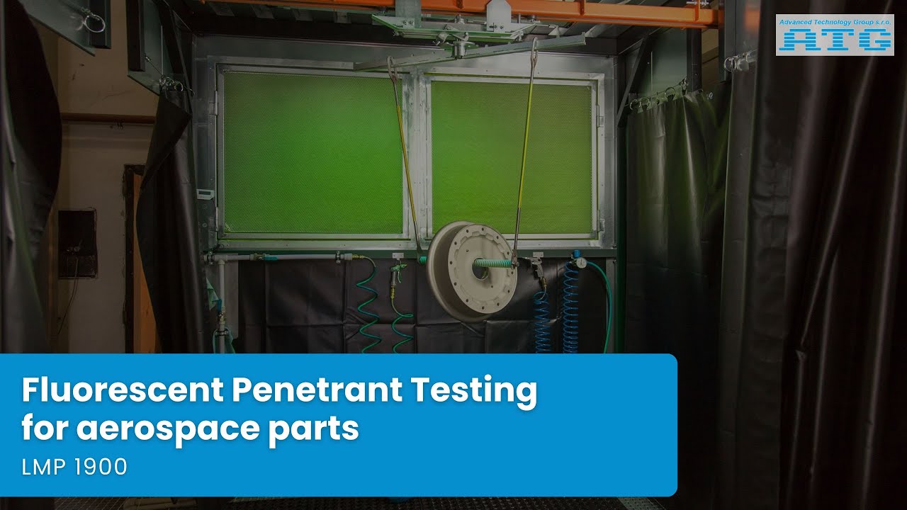 Fluorescent Penetrant Testing for aerospace parts  (LMP 1900)
