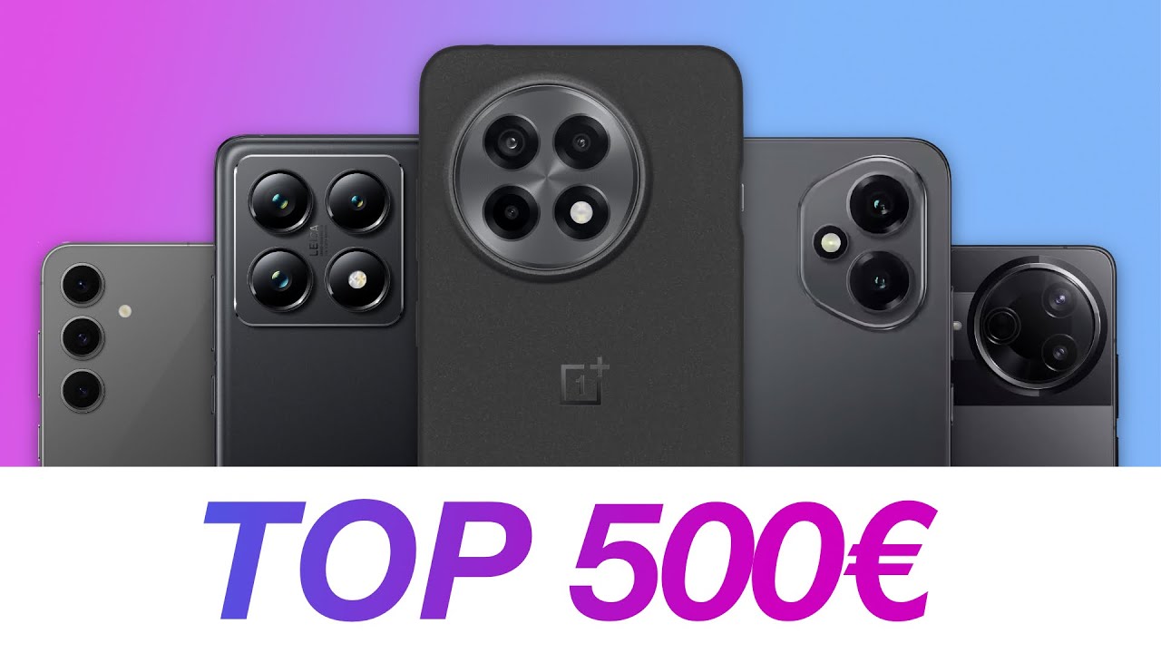 Die Top 5 Smartphones bis 500 &euro; (2025)