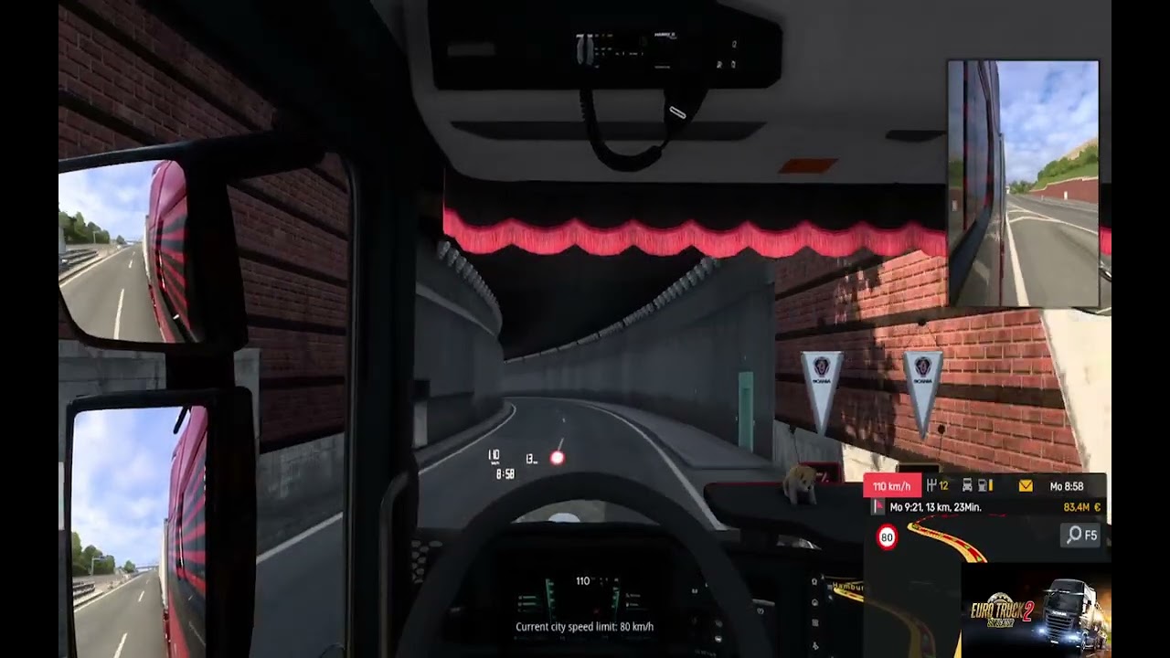 ETS2 1.57 TruckersMP Server1 Scania S770 Container Trailer Überlänge