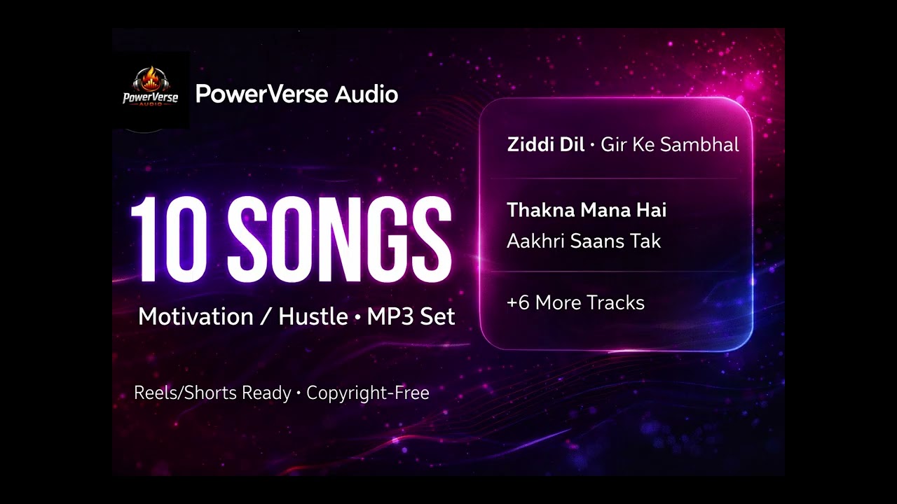 Best Hindi Motivation Songs 2026 | Hustle & Success Mix