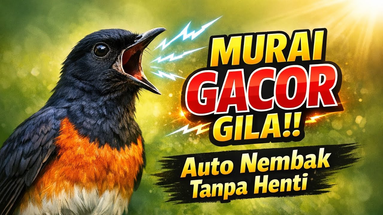 murai batu gacor AMPUH buat PANCINGAN murai batu agar bunyi JADIKAN burung murai gacor dan EMOSI