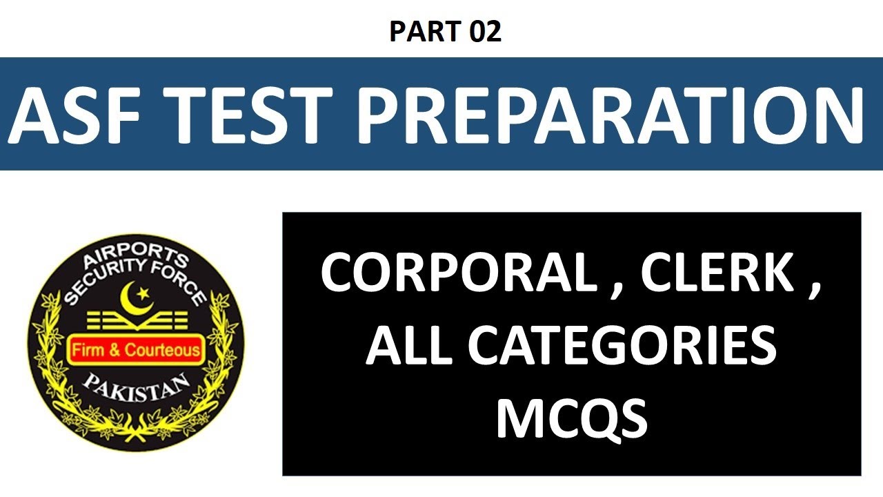 Asf Initial Test Preparation 25-26 || Corporal , Clerk etc || All Test Catagories || #asfwrittentest