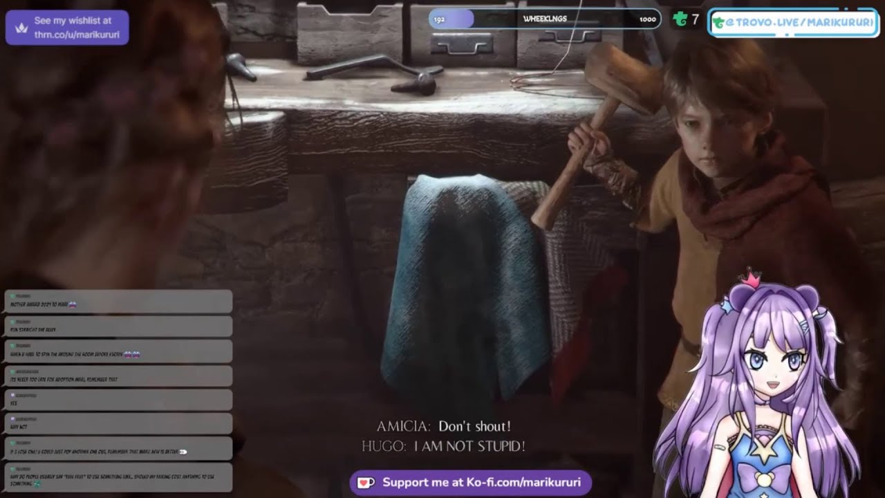 Mari Kururi's Let's Moments in A Plague Tale: Innocence #1.
