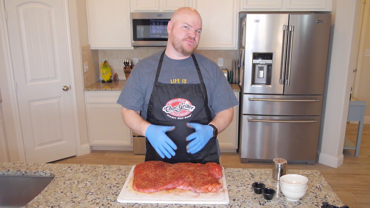 Brisket Smoke on the Char-Griller Ceramic AKORN