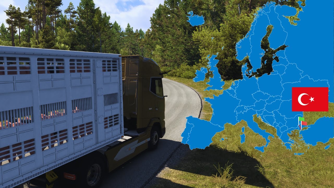 Delivering Some BACON! (Tekirdağ, Türkiye - Edirne, Türkiye) I Euro Truck Simulator 2