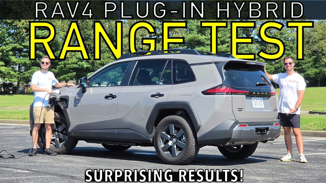 На какое расстояние реально хватит заряда нового 2026 Toyota RAV4 Plug-In Hybrid? | Тест запаса х...