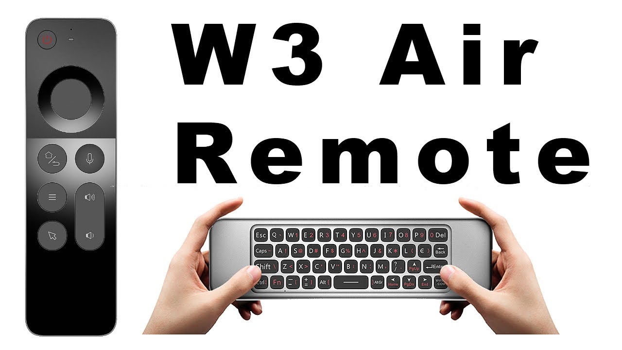 W3 Wireless Air Mouse Remote Ультратонкий и элегантный