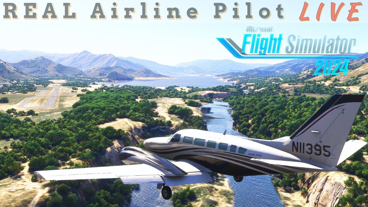 Cessna 404 Titan | Kern Valley FLY IN | KMYF-L05 | Real Airbus Pilot |  #msfs2024