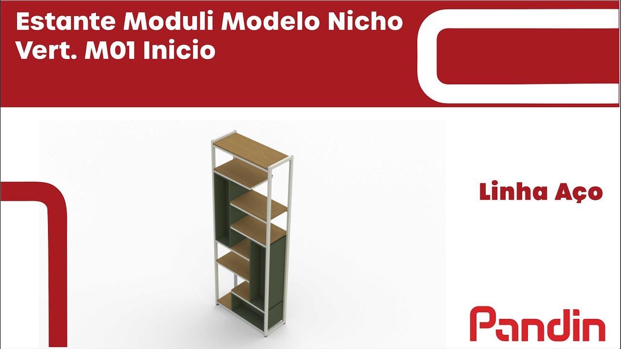 Estante Moduli Modelo 01