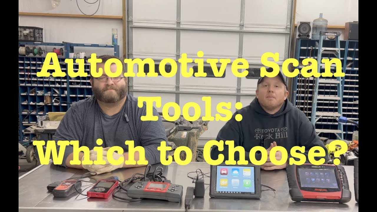 Automotive scan tool options based on your needs!