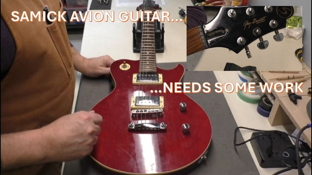 Samick Avion Electric Guitar - Needs some work!