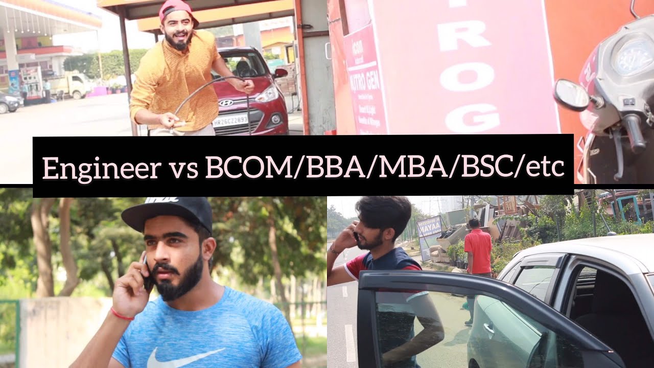 Engineer Vs BBA/BCA/MBA/LAW/etc. ||Half Engineer||