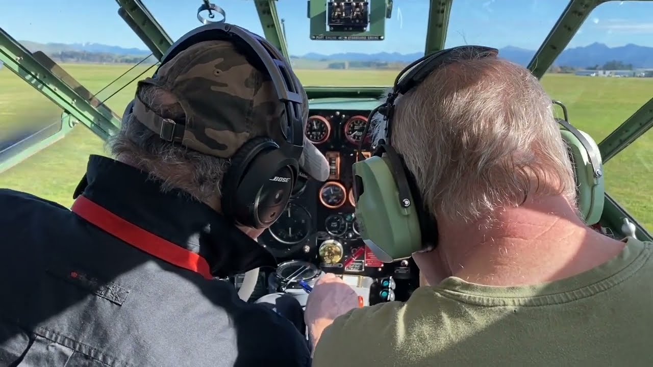 Avro Anson taxi - onboard