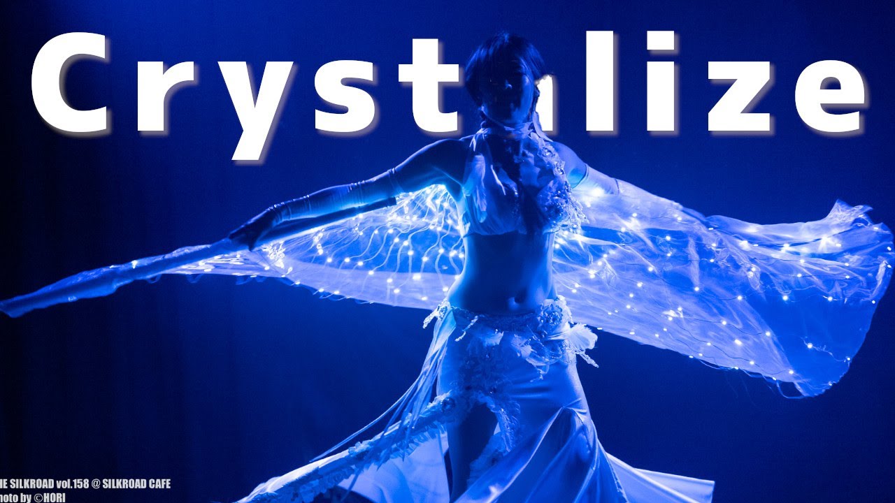 Crystalize, Lindsey Stirling, Meg Mayya, LED Stick Veils, Bellydance,　クリスタライズ、LEDスティックベール、メグマイヤ
