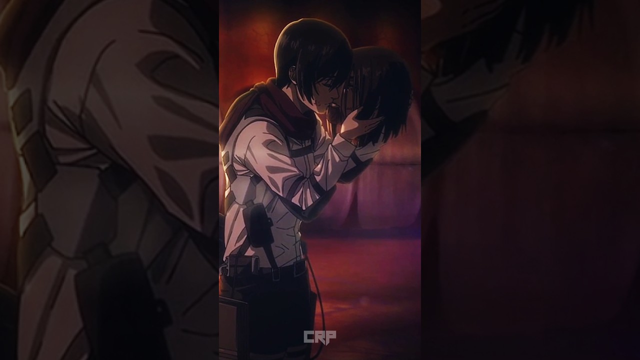 Eren's last Kiss...💔🥀 [Sad-Edit] #eren #mikasa #attackontitan #sad