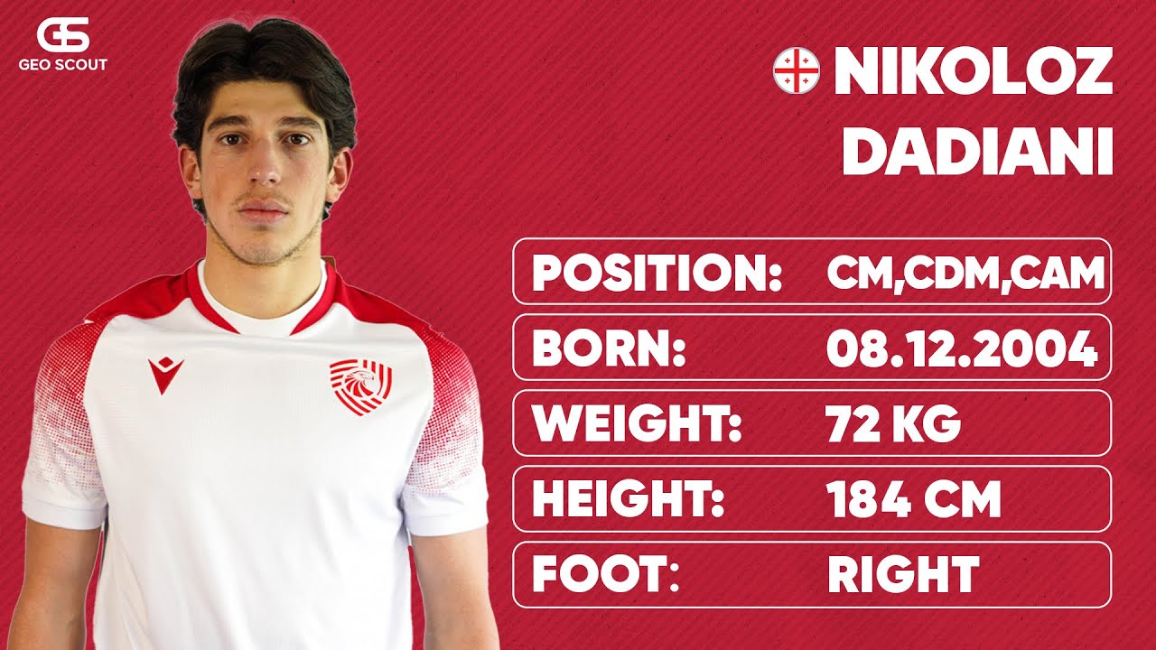 Nikoloz Dadiani ► CM, CDM, CAM | FC Iberia 1999 - 2025