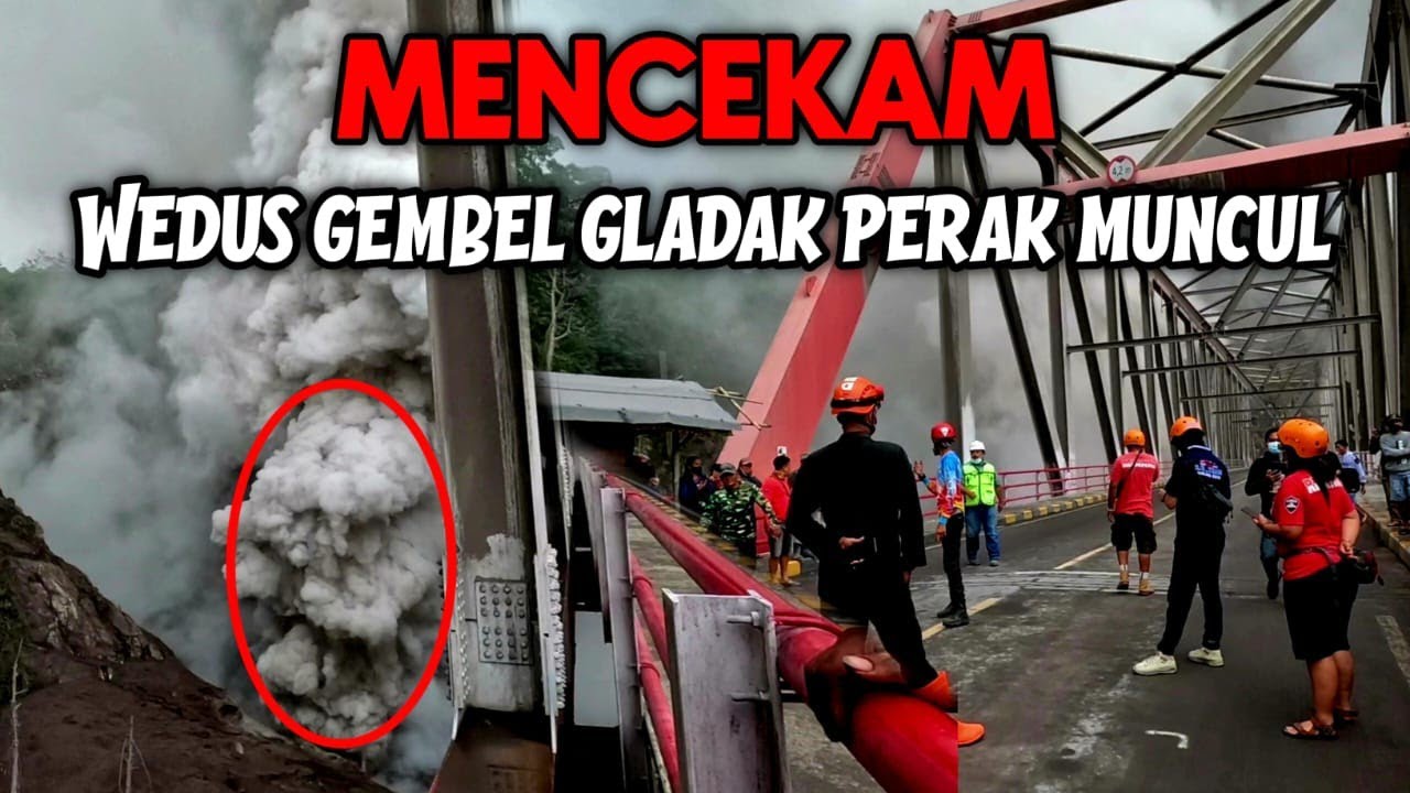 SEMERU ERUPSI !!! GLADAK PERAK HARI INI GEGER  || jembatan paling berbahaya di INDONESIA 🇮🇩