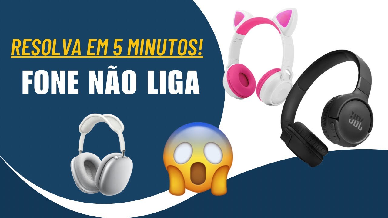 HEADPHONE | FONE BLUETOOTH NÃO LIGA