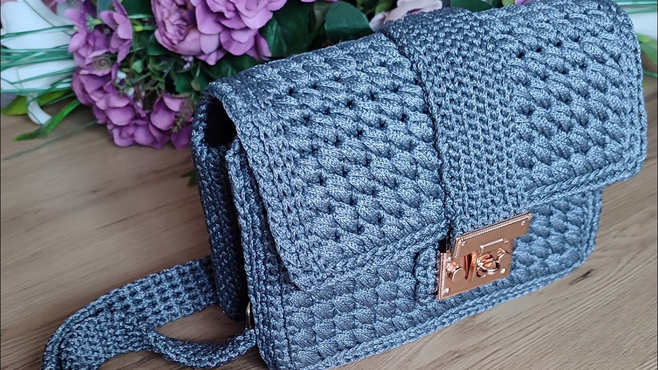 KEMERLİ ÇANTA YAPIYORUZ. #handmadebags #handmade #örgüçantayapımı #örgüçantamodelleri 
