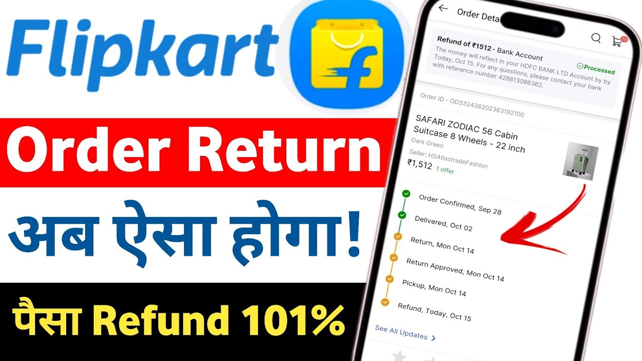 Flipkart order return kaise kare || How to return flipkart product || Flipkart return process 2024