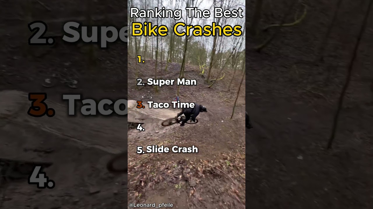 Ranking Best Bike Crashes | #mtb #bike #crash #ranked