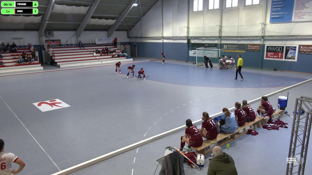 1. Hallenhockey-Bundesliga Damen TSV Mannheim Hockey vs. Münchner SC