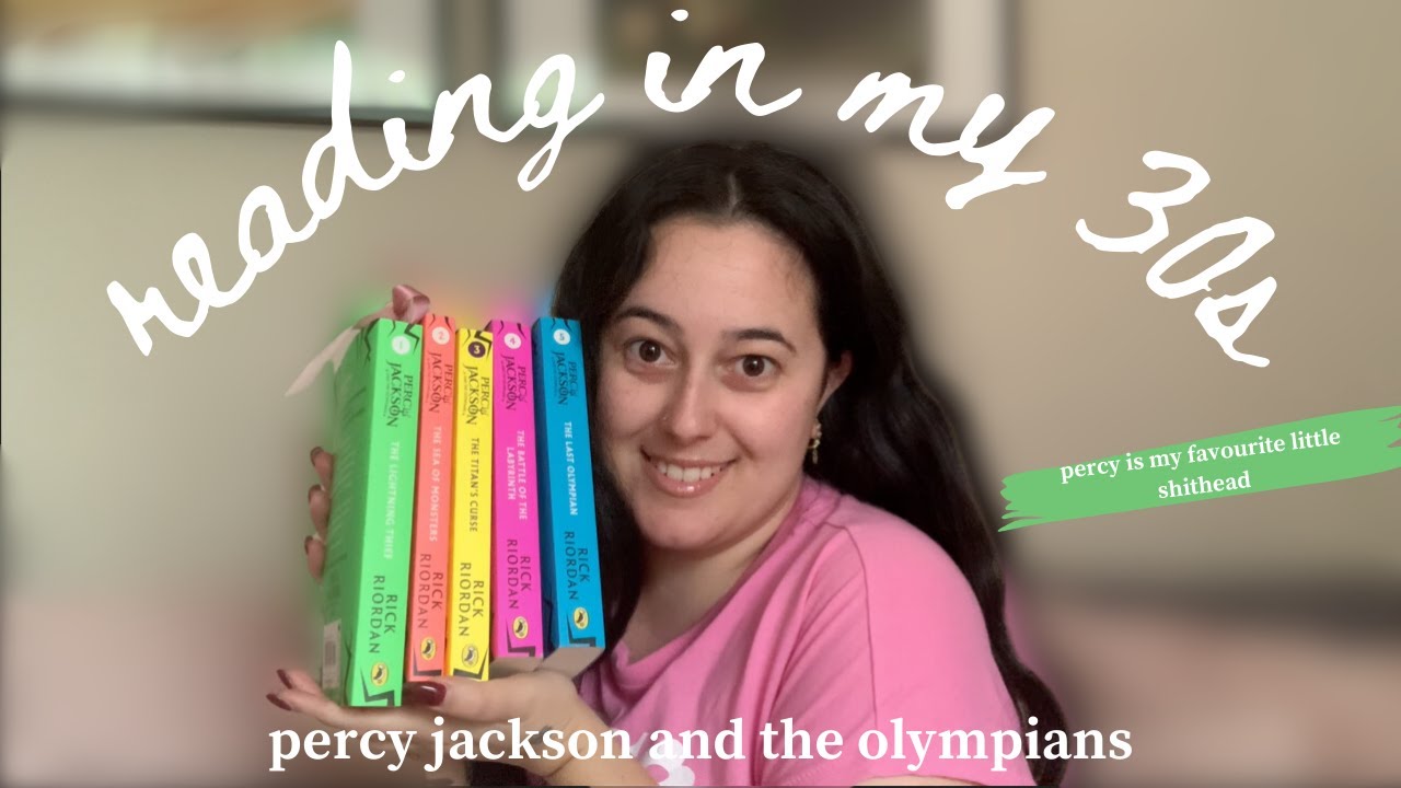 i read Percy Jackson and the Olympians for the first time!! | Reading in My 30s