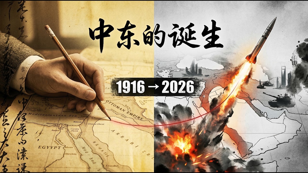 《重读》第六期：中东的诞生 - 100年前，两个欧洲人用铅笔画出了今天的战场 #个人成长 #认知升级 #中东战争 #中东