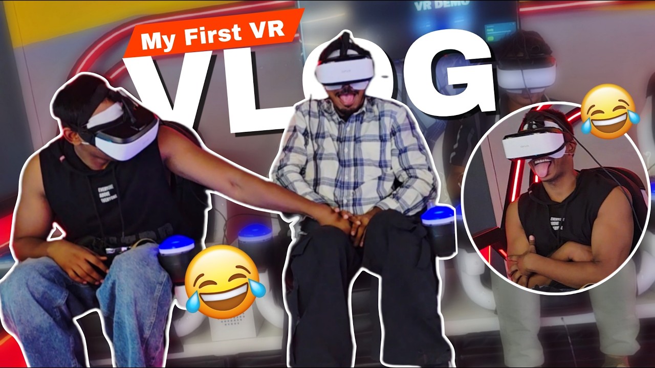 My First VR Experience Gone Wrong 🤕🤣 | VLOG