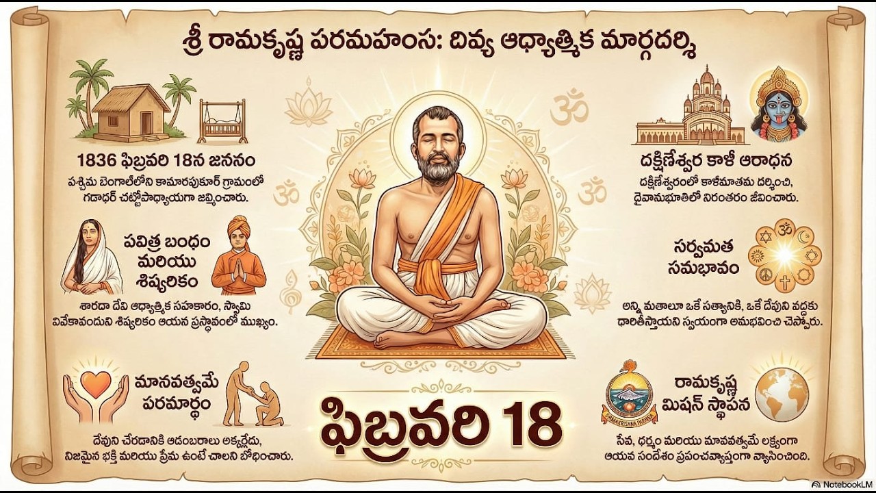 రామకృష్ణ పరమహంస జీవితం మనకు నేర్పే గొప్ప పాఠాలు! Ramakrishna Paramahamsa That Can Change Your Life