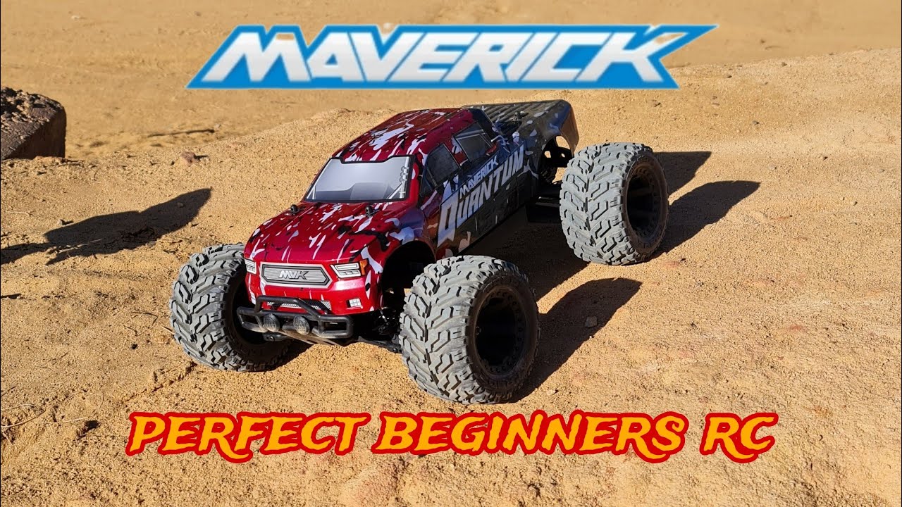 The best beginners Rc !! Maverick Quantum Mt .... First  Brushed run on 2s ..... #hpiracing #hpi