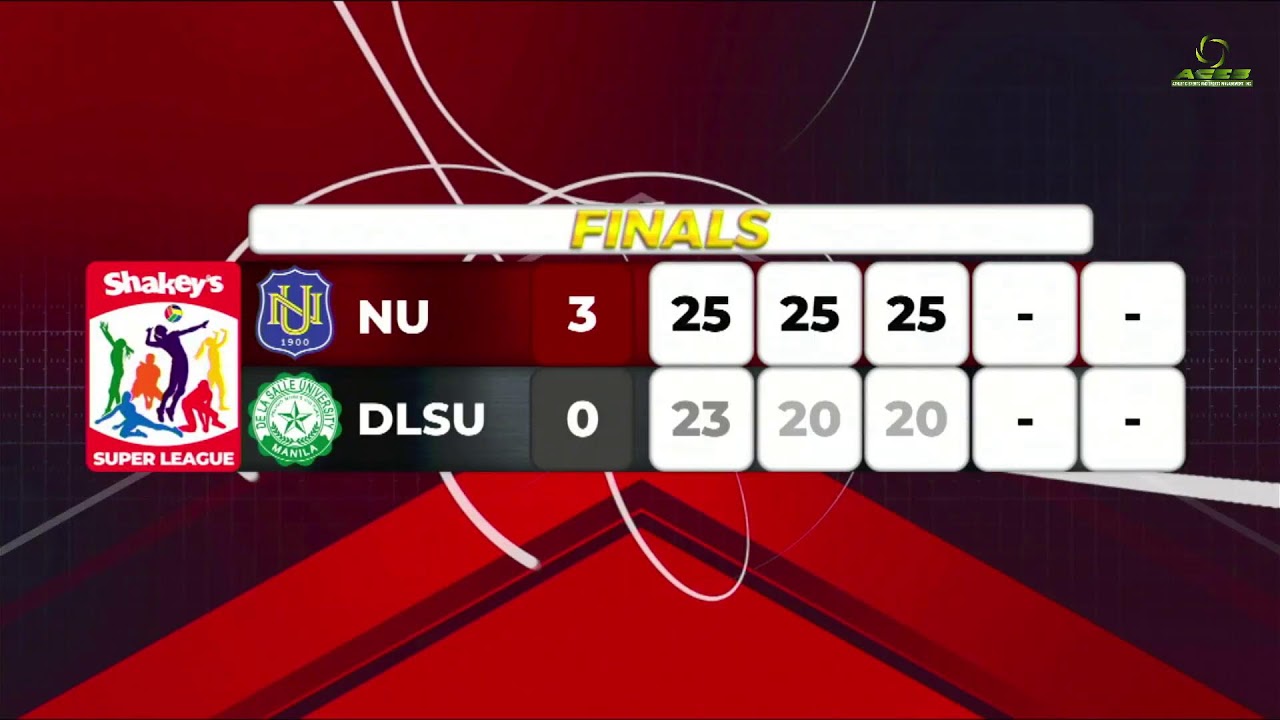 2022 Shakey’s Super League - Day 14, Match 4 - Finals - DLSU vs. NU