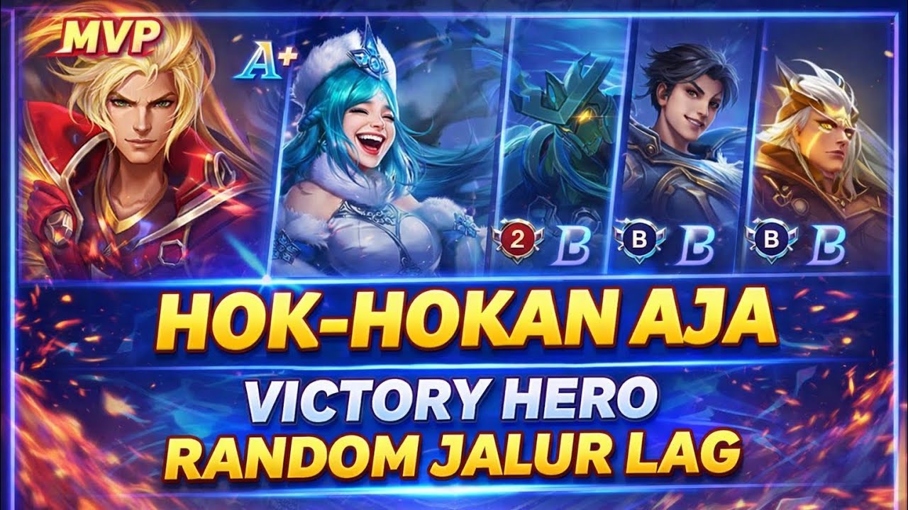 Hero Dipilih Random Karena Lag, Eh Malah Menang Tanpa Nyentuh Turret