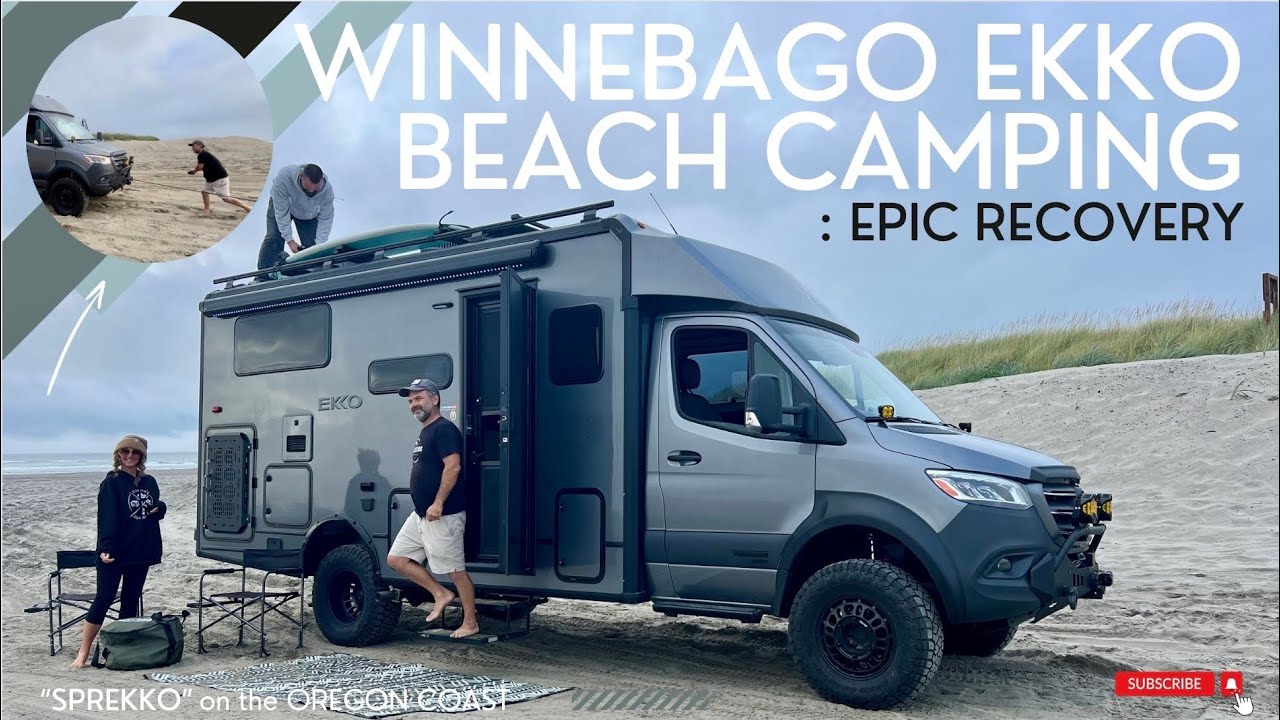 WINNEBAGO EKKO | BEACH CAMPING & EPIC RECOVERY! SPREkKO on the OREGON COAST #travel