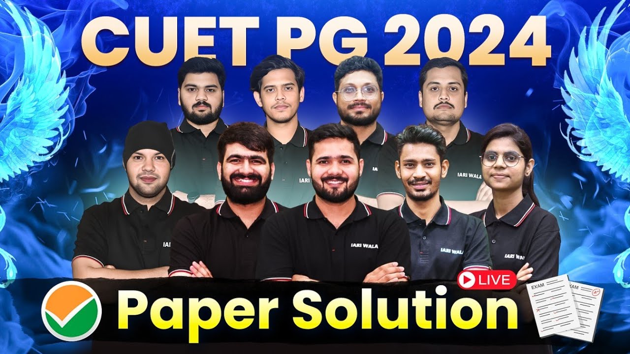 CUET PG Agriculture 2024 Paper Solution by IARI Wala