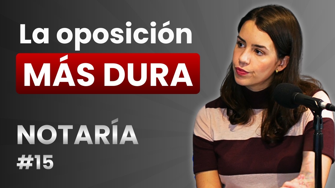 Todo sobre la oposici&oacute;n a NOTAR&Iacute;A: Mar&iacute;a Cotillas | 15 #lgmp