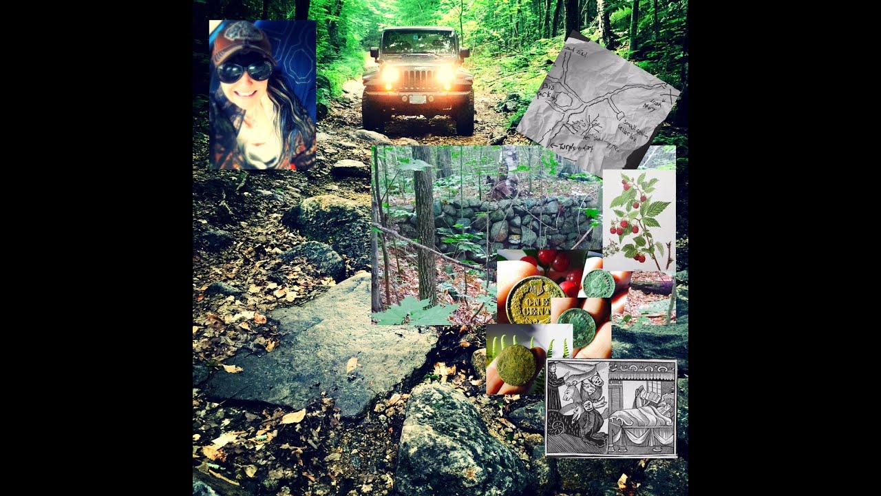 Metal detecting: Followed a treasure map to remote cellar hole , WOW!