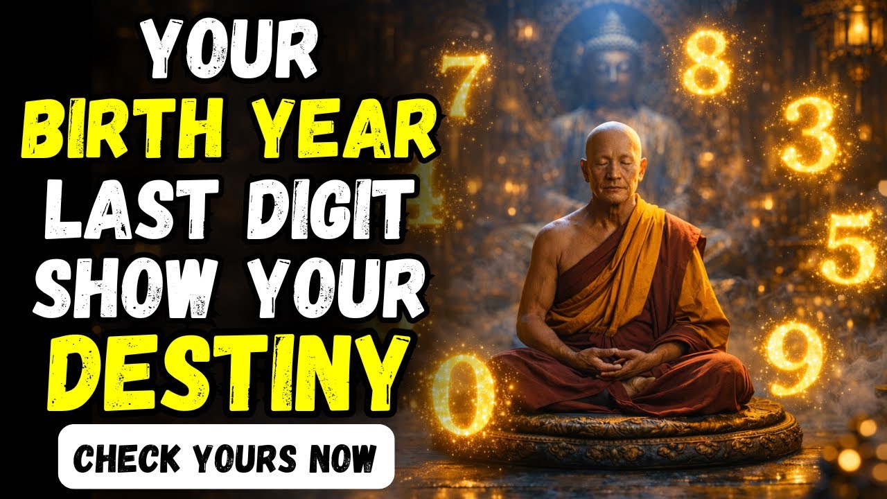 What the Birth Years Last Digit Tells About Your LIFE? It will Surprise You | Buddhist Teachings