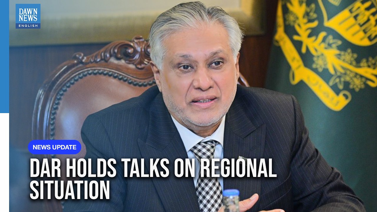 DPM Dar Discusses Regional Situation With Bahrain and EU Amid Ceasefire Concerns | Dawn News English