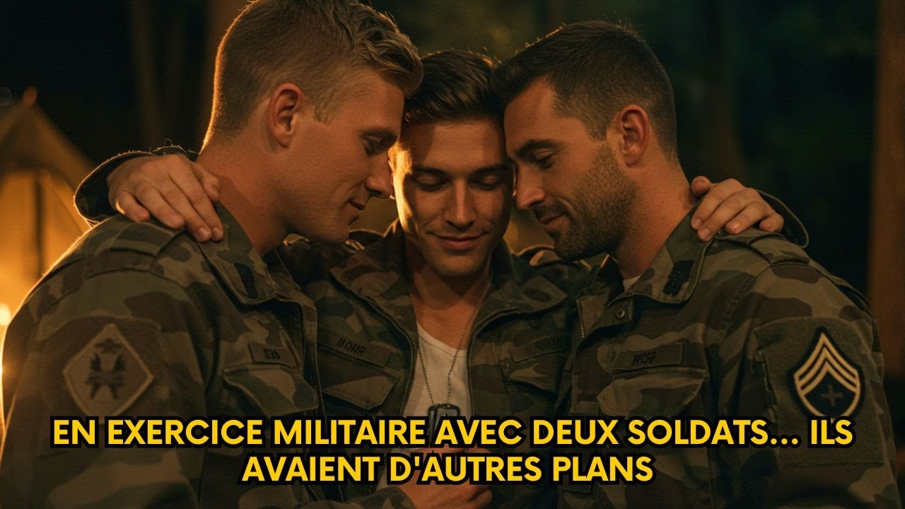 En exercice militaire avec deux soldats... ils avaient d'autres plans | Histoire Gay