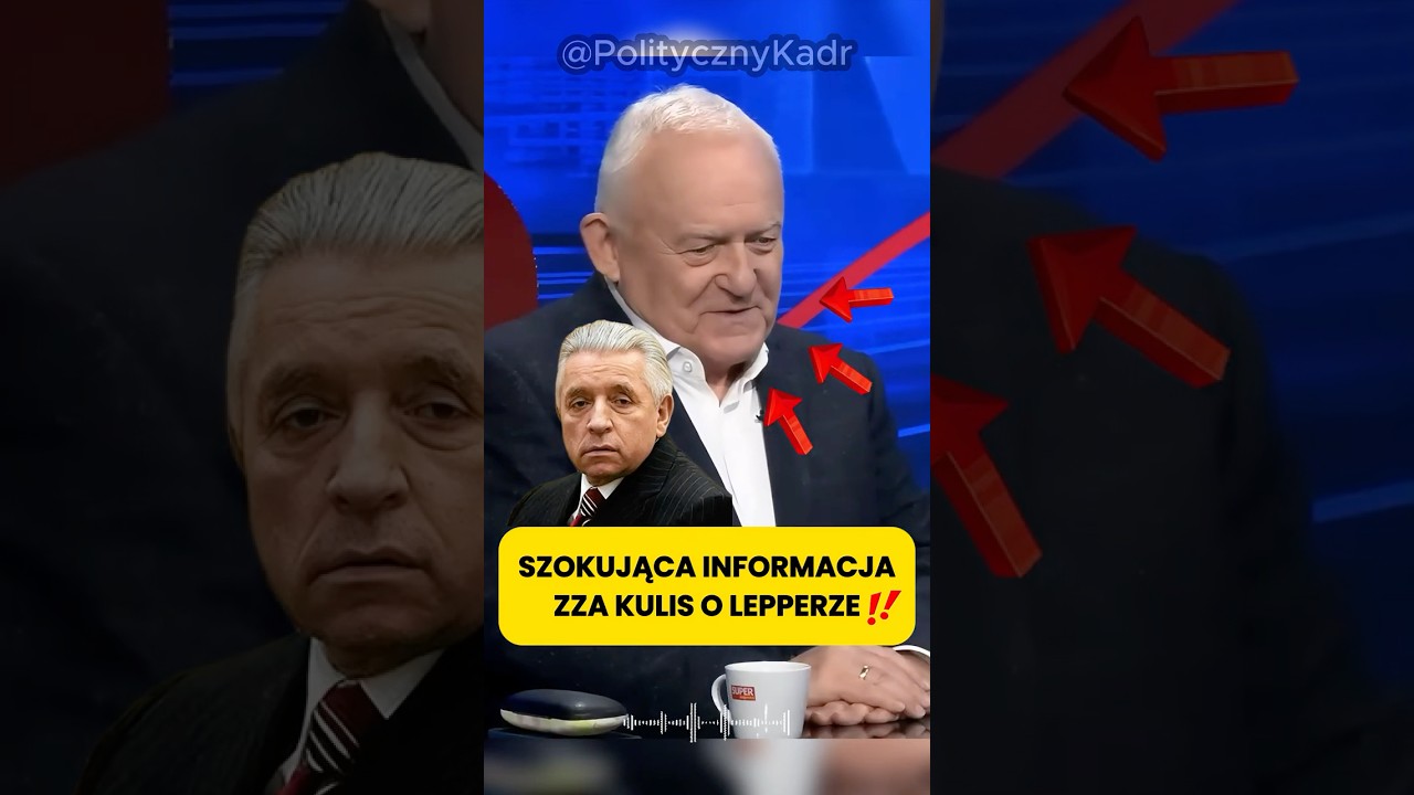 MILLER UJAWNIA SZOKUJĄCE KULISY SPRAWY LEPPERA!