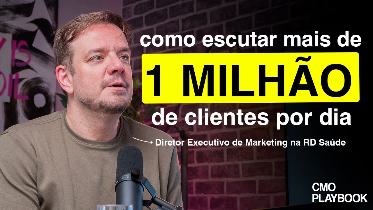 Marketing deve ser um excelente ator coadjuvante | Daniel Campos, CMO na RD Saúde