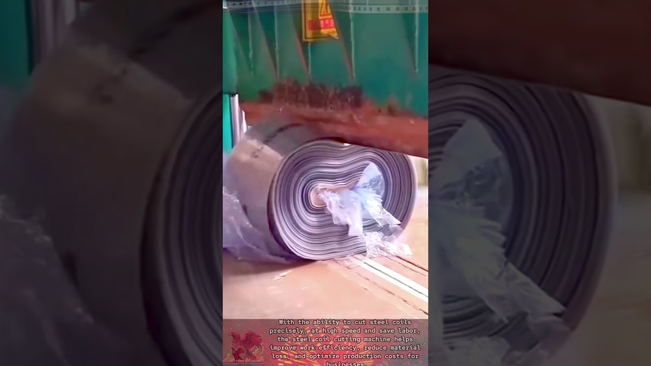 Super fast steel coil cutting machine || Specialized tools