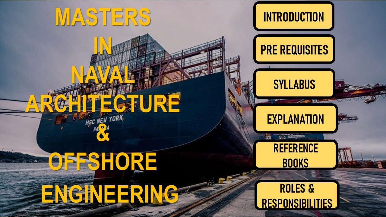 Masters in Naval architecture & Offshore Engineering | Syllabus | Books | Roles & Responsibilities
