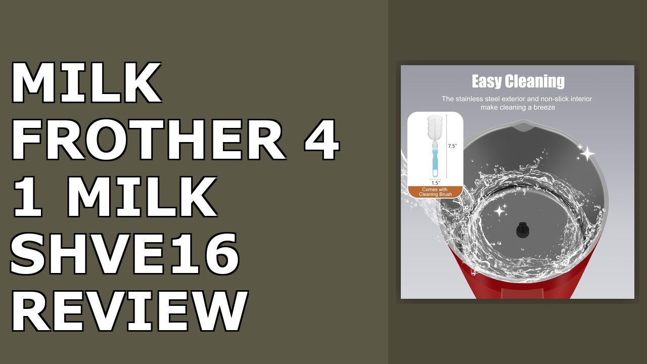 Milk Frother, 4-in-1 Milk Frother and Steamer, 13.5oz/400ml Automatic Hot and Cold Foam Review
