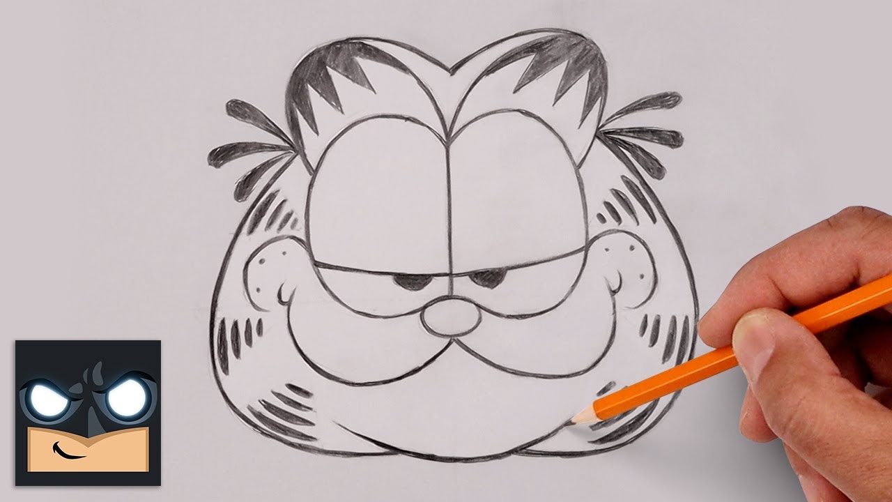 How To Draw Garfield (for Beginners) | 14 Minute Sketch Tutorial