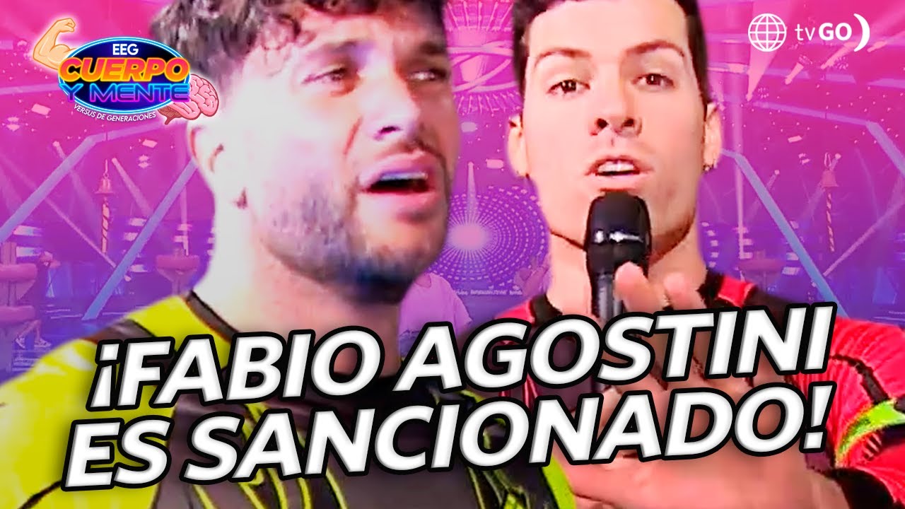 EEG Cuerpo y Mente: Fabio Agostini fue sancionado por mal comportamiento