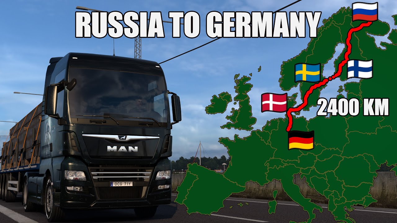 ETS2 Long Delivery Russia to Germany | Euro Truck Simulator 2