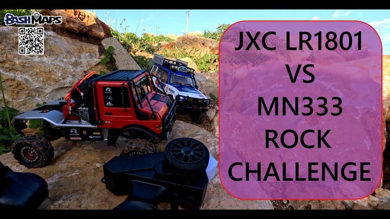 MN333 VS JXC LR 1801 ROCK CHALLENGE #mnmodel #mn333 #jxc #offroad #challenge #offroad